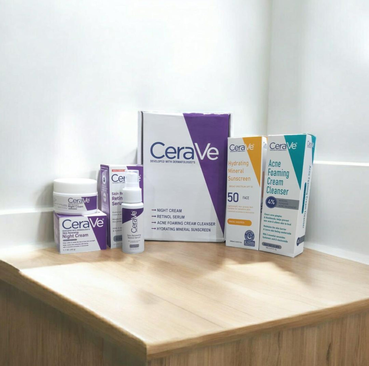 CeraVe 4-in-1 Glow Kit For (Male & Female)
