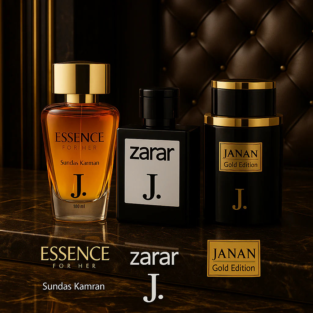 Pack of 3) Janan Gold + Zarar + Essence Perfume’s