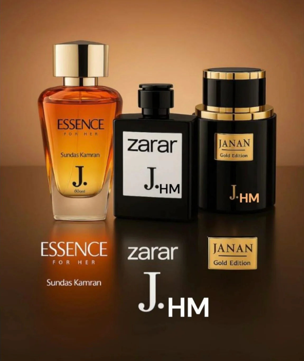Pack of 3) Janan Gold + Zarar + Essence Perfume’s
