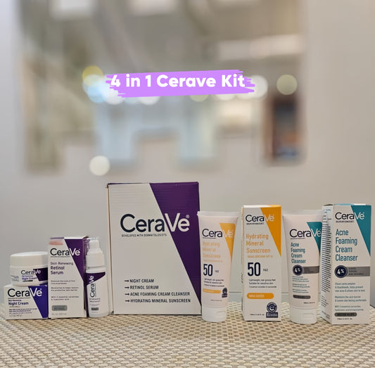 CeraVe 4-in-1 Glow Kit For (Male & Female)